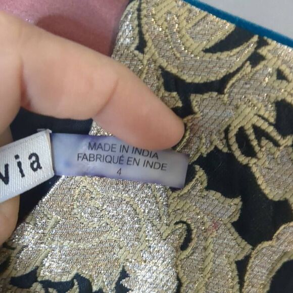 Multicolor Patchwork Dress - Picture 5 of 14